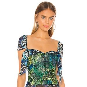 Kim Shui Butterfly Bustier in Butterfly Size Medium